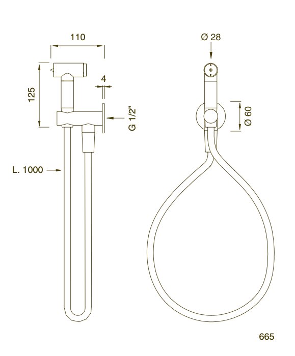 Cea, Water jet toilet cleaner Bertani