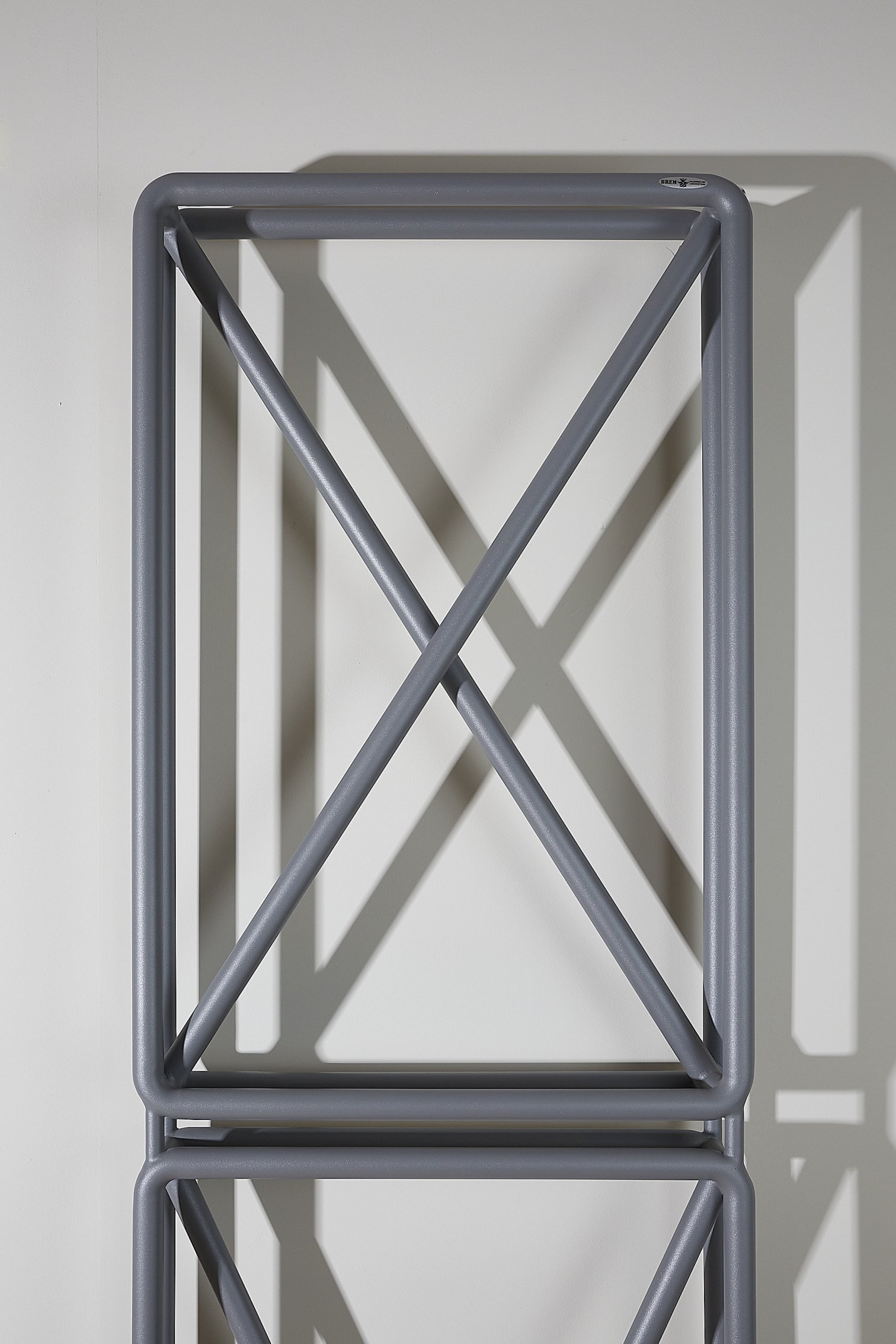 Brem, Raw Scaldasalviette Grigio Medio Mica 185x50,5 cm