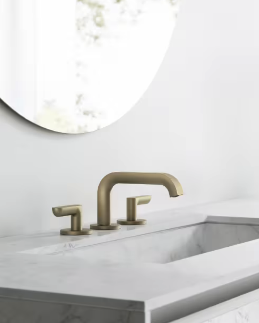 Fantini, Icona Deco Gruppo lavabo Pure Brass pvd