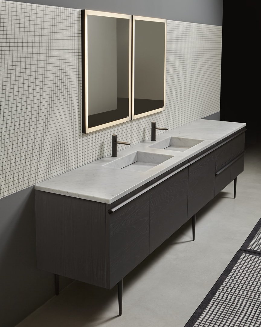 antoniolupi, Borderline Vanity unit 307x54 cm