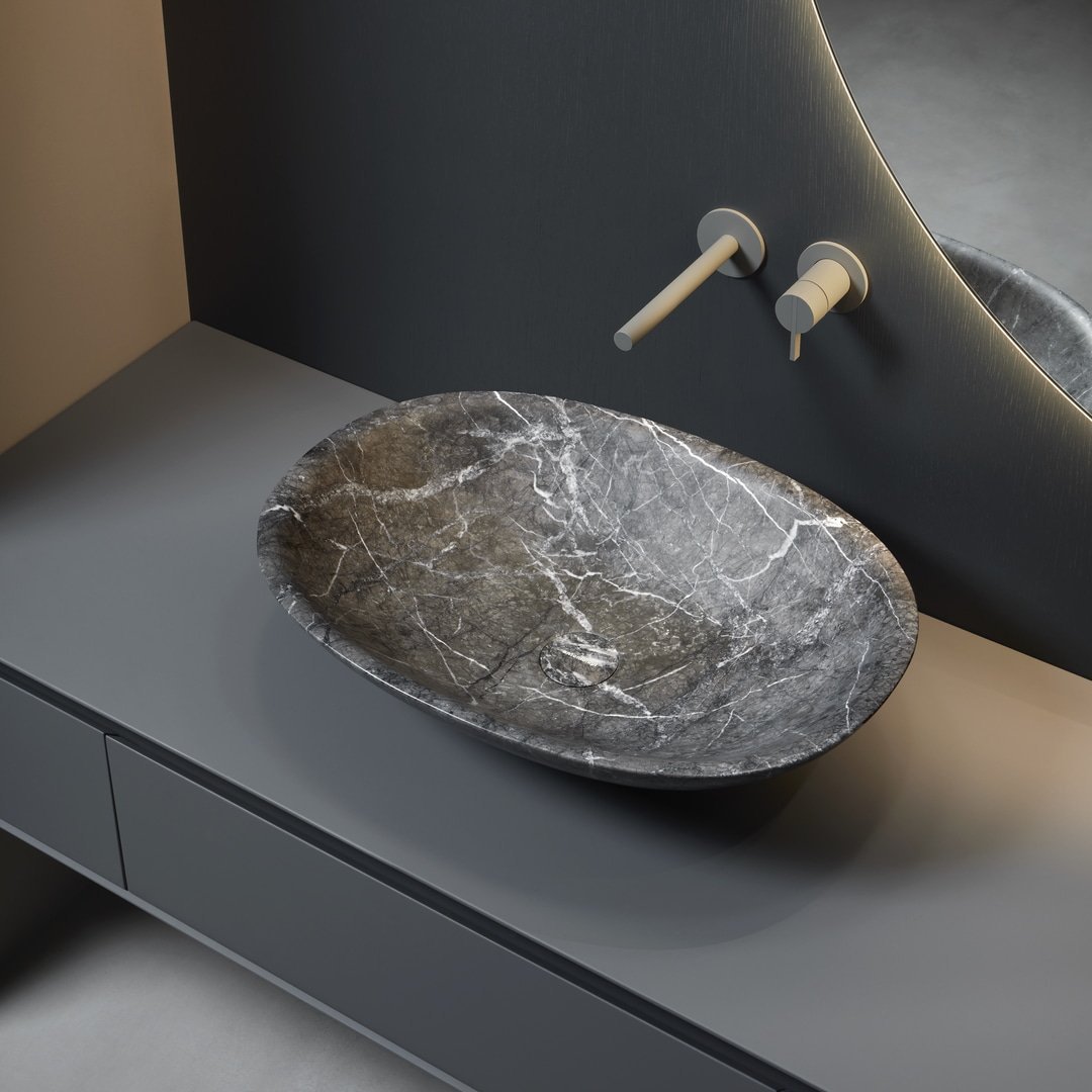 antoniolupi, Servo_Stone Washbasin 63x45 cm
