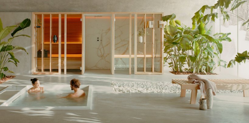 Effe, Yoku Spa Shelf Sauna hammam doccia