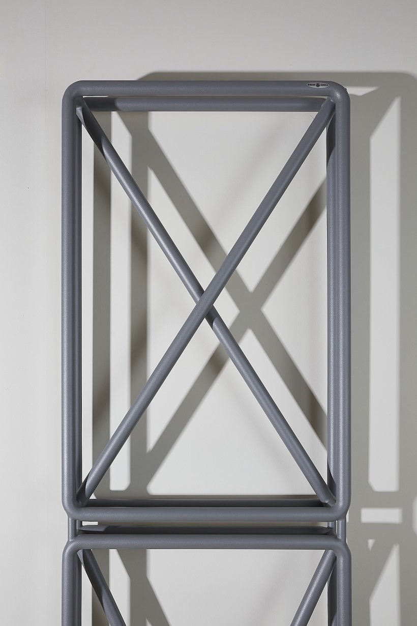 Brem, Raw Scaldasalviette Grigio Medio Mica 185x50,5 cm