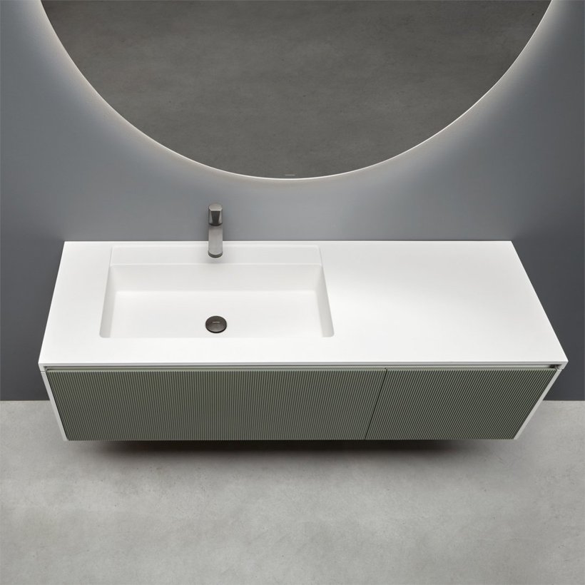 antoniolupi, Binario03 Vanity unit 137x54 cm