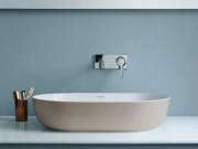 Duravit, Luv Lavabo 60x40 cm Esterno Sabbia Satinato