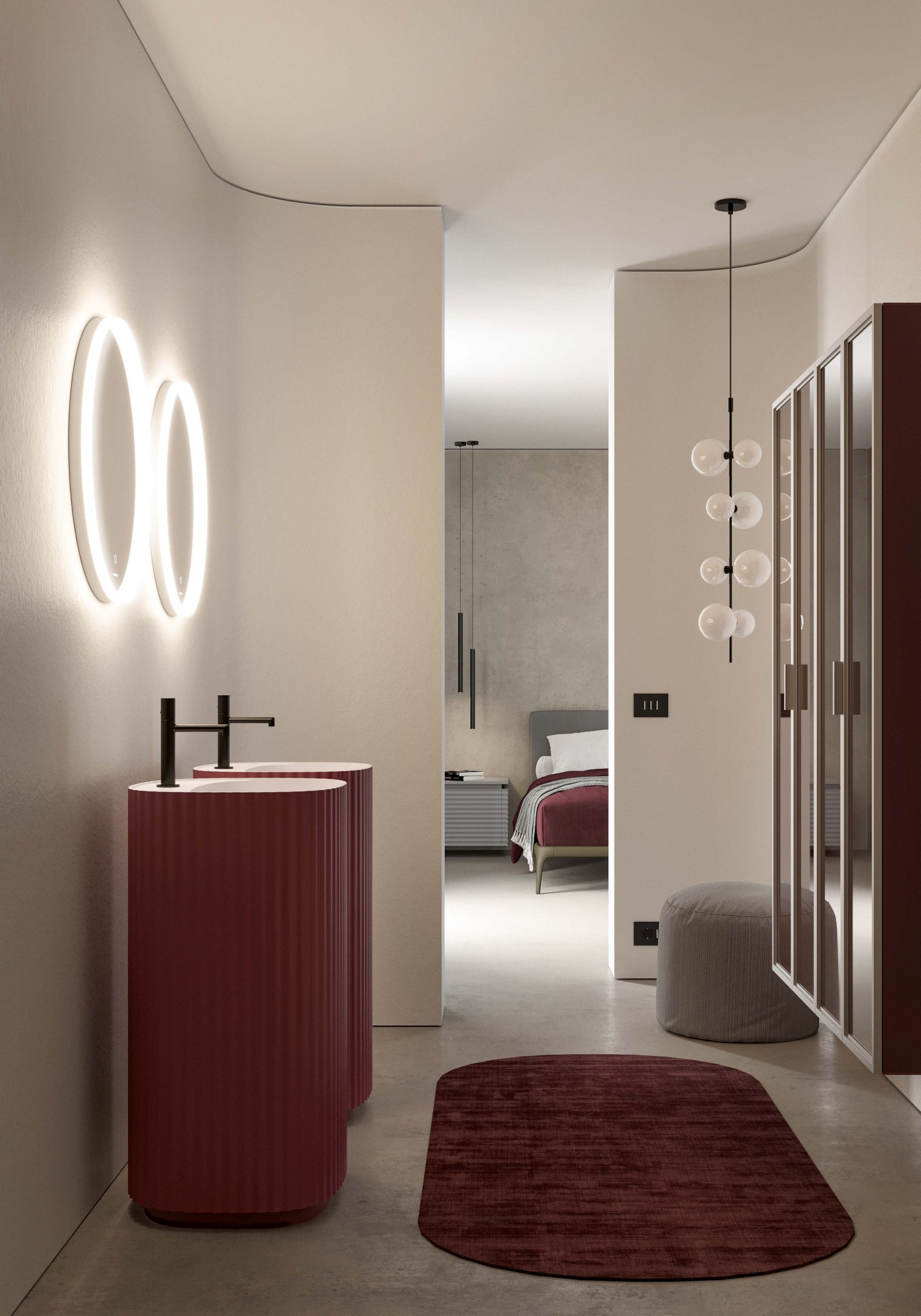 Idea, Giove Lavabo 49x45 cm