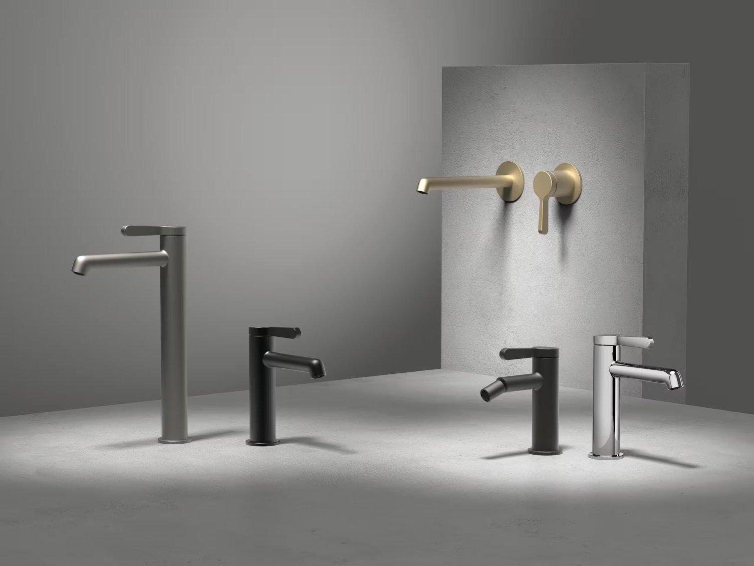 Fantini, Torino Gruppo lavabo a parete