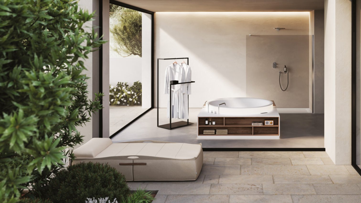 Disenia, Aretusa Whirlpool massage tub 175x160 cm