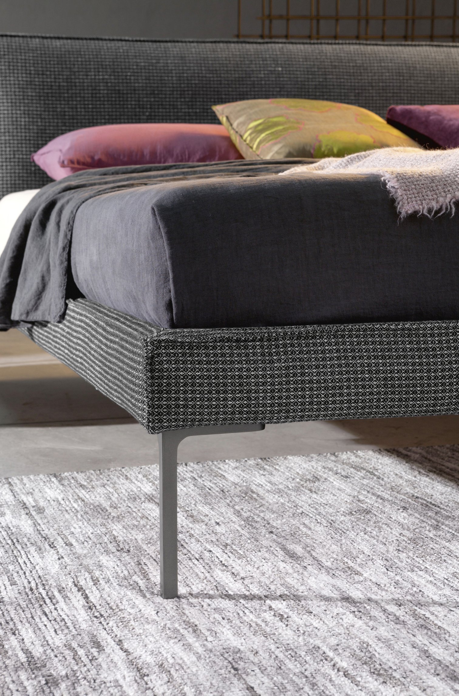 Flexteam, Planet Gold Bed for mattress 90x200 cm