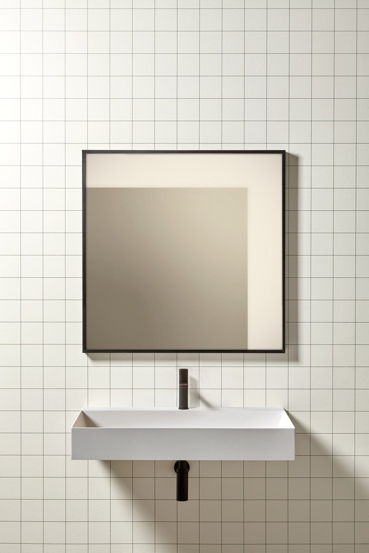 antoniolupi, Dialoganti Specchio con luce 90x90 cm