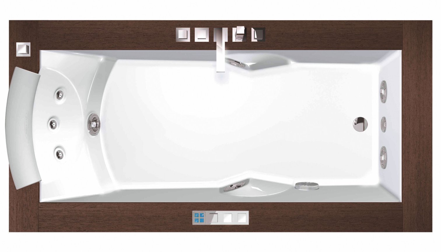 Jacuzzi, Aura Uno Wood Vasca idro 180x90 cm