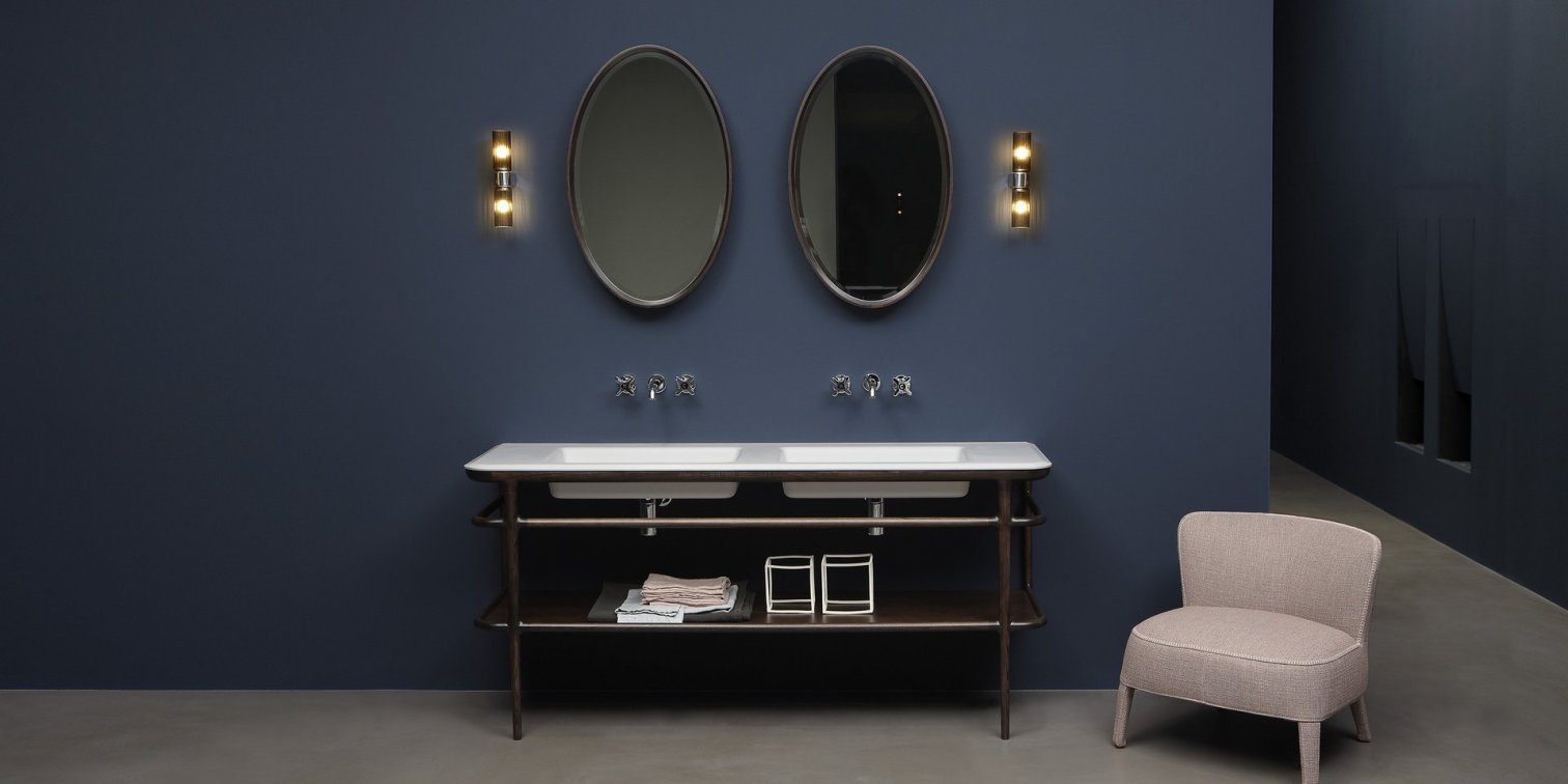 antoniolupi, Accordo Consolle doppio lavabo L 180 cm