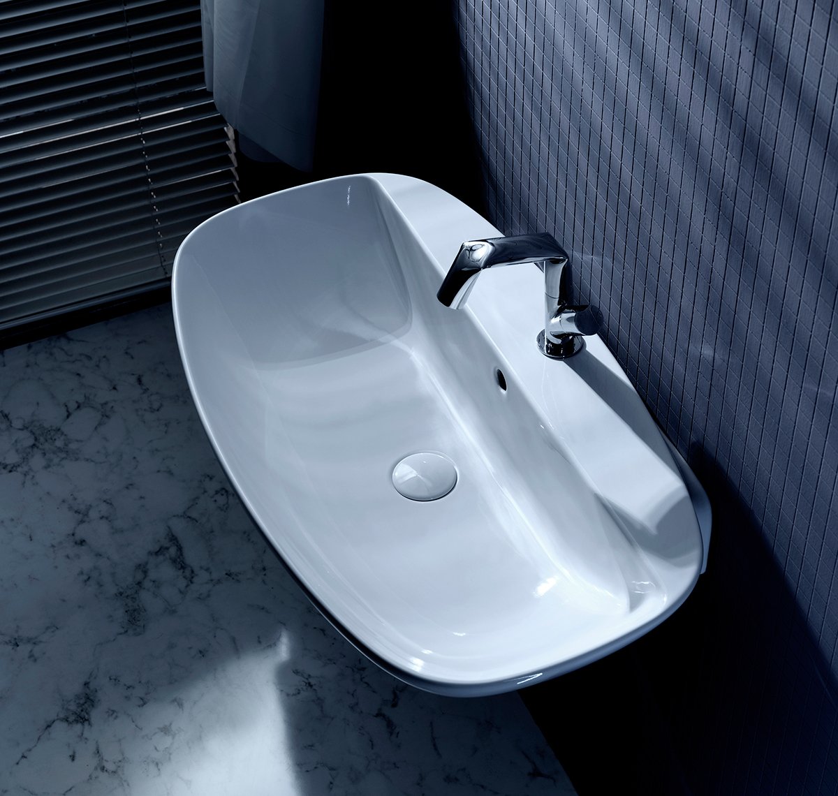 Flaminia, Nudaslim Lavabo 76x44,5 cm