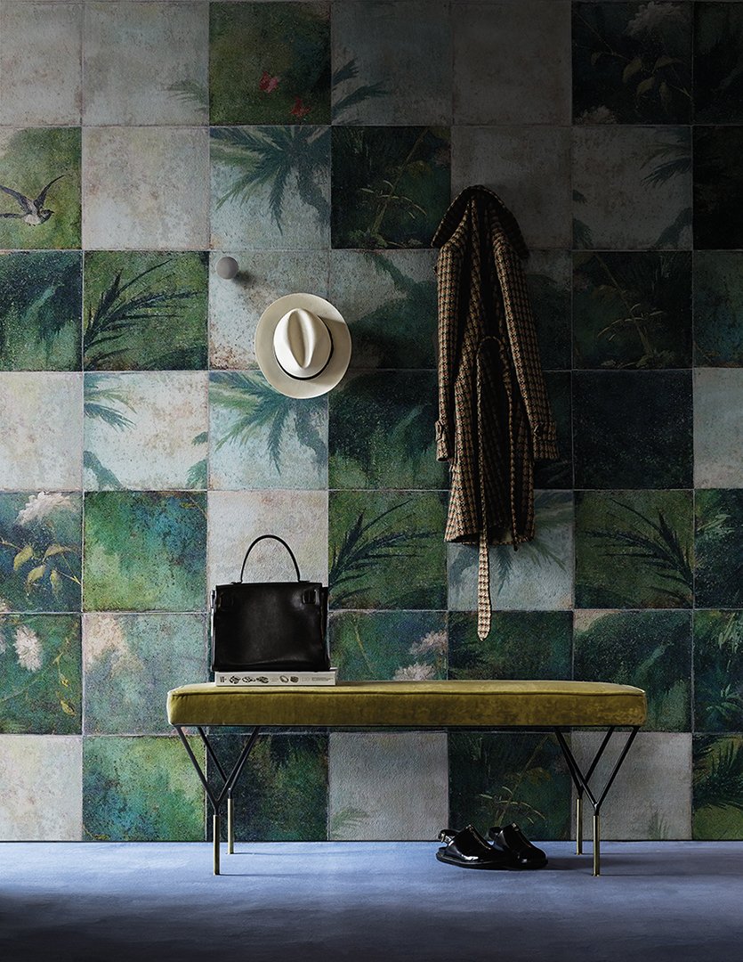Wall&decò, Exotic Damier Wallpaper