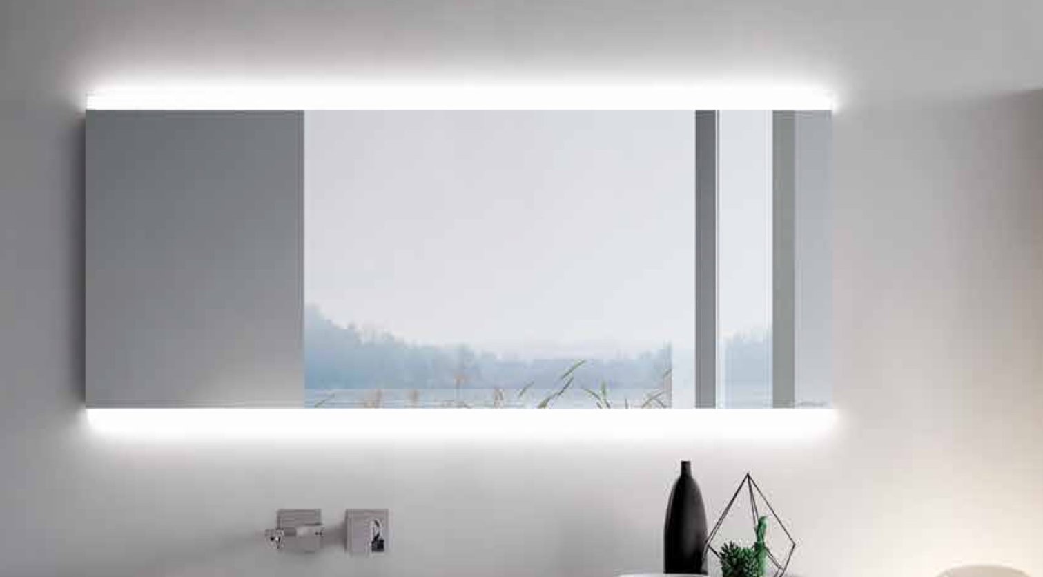 Aqua, Dual Specchio L 180 cm