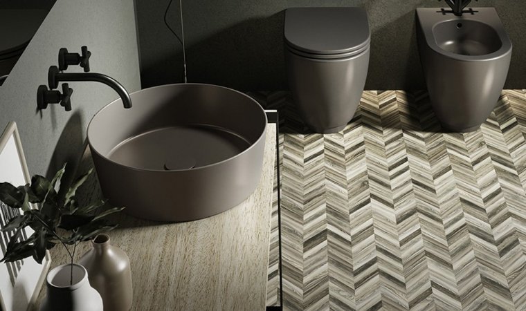 Hatria, Happy Hour Slim 07:00 lavabo diam.50 cm