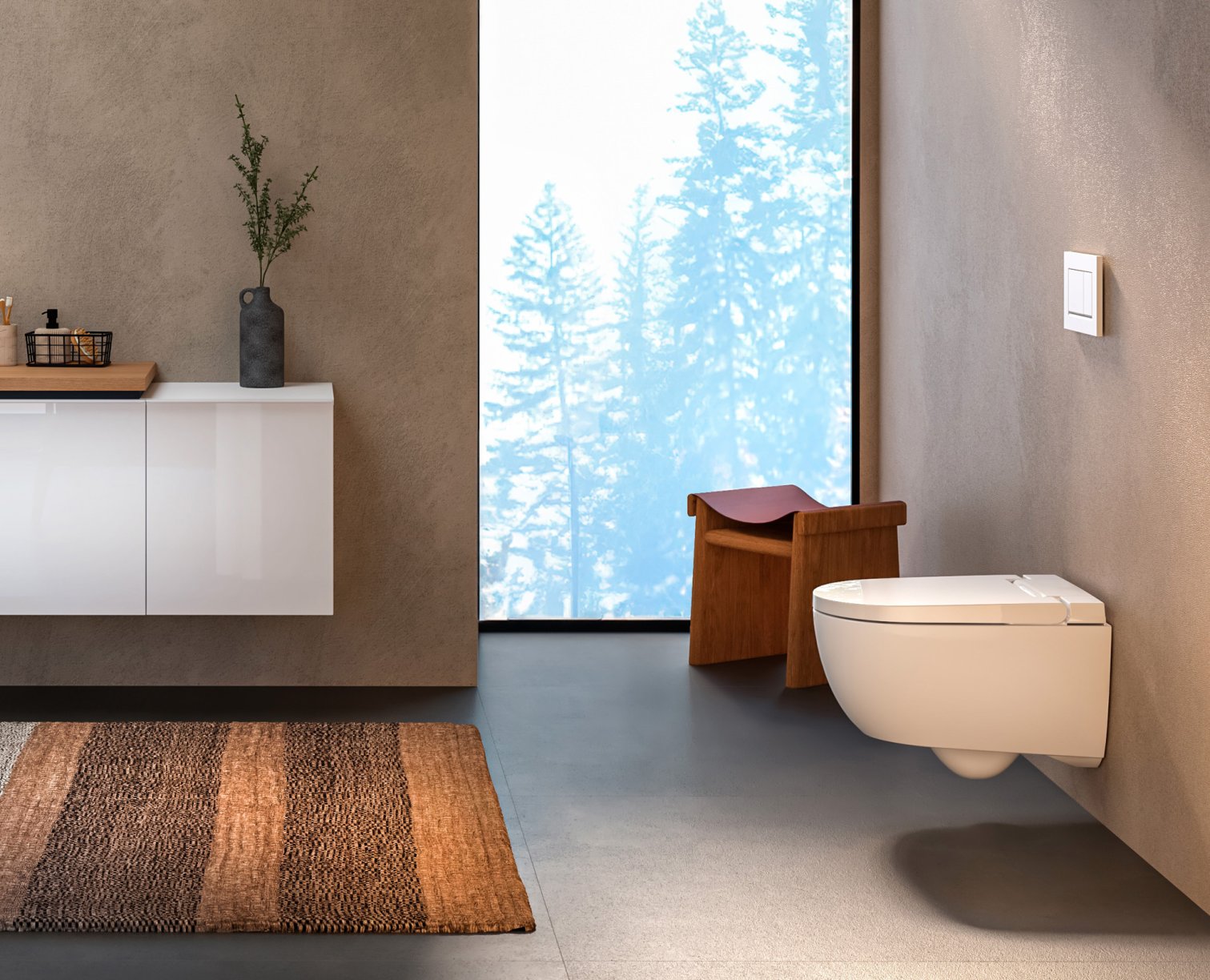 Geberit, AquaClean Alba Wall hung toilet