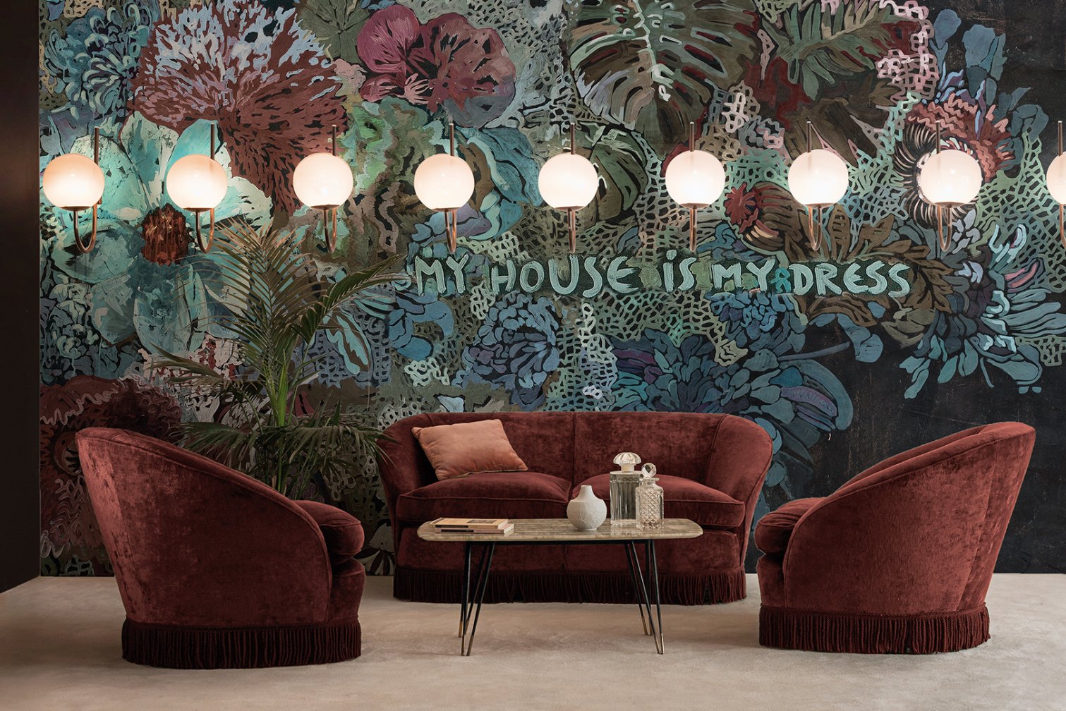 Wall&decò, House Is My Dress Wallpaper