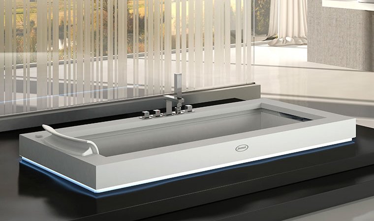Jacuzzi, Aura Uno Corian vasca idro 185x95 cm