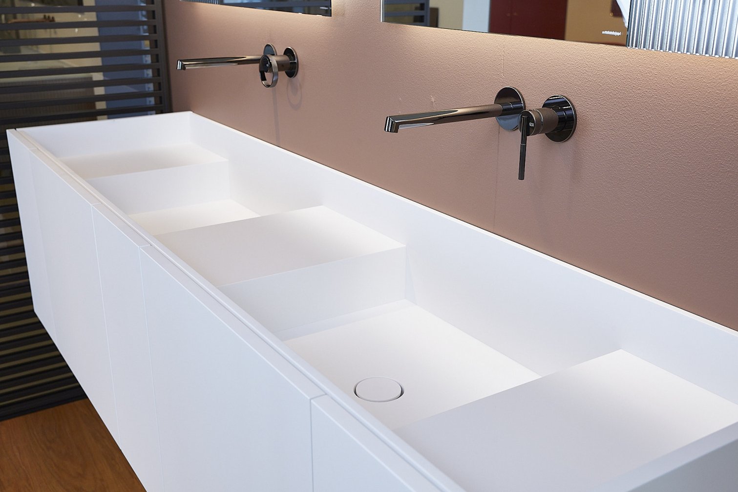 antoniolupi, Street Mobile doppio lavabo L185 cm
