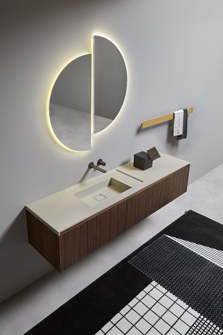 antoniolupi, Binario03 Vanity unit 180x47 cm