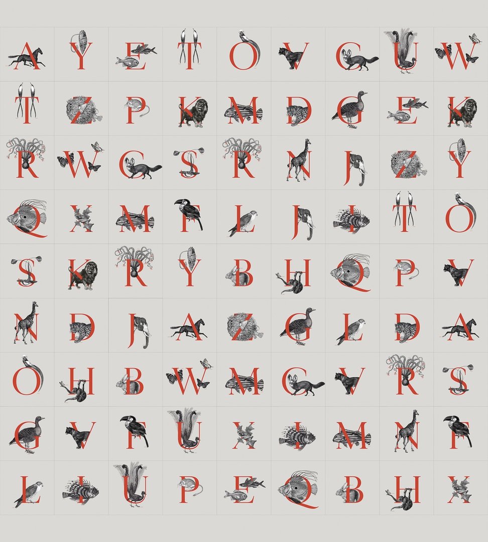 Wall&decò, Animal Codex Wallpaper