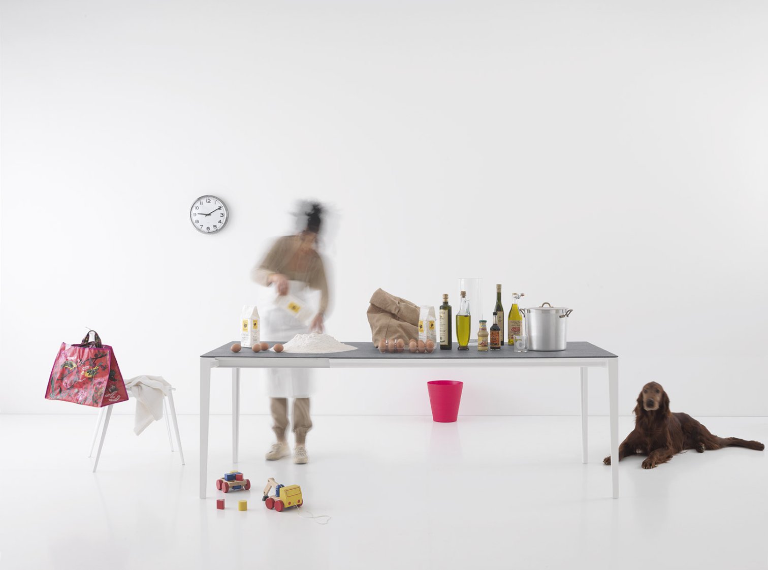 Pointhouse, Fusion 140x90 cm Extendable table