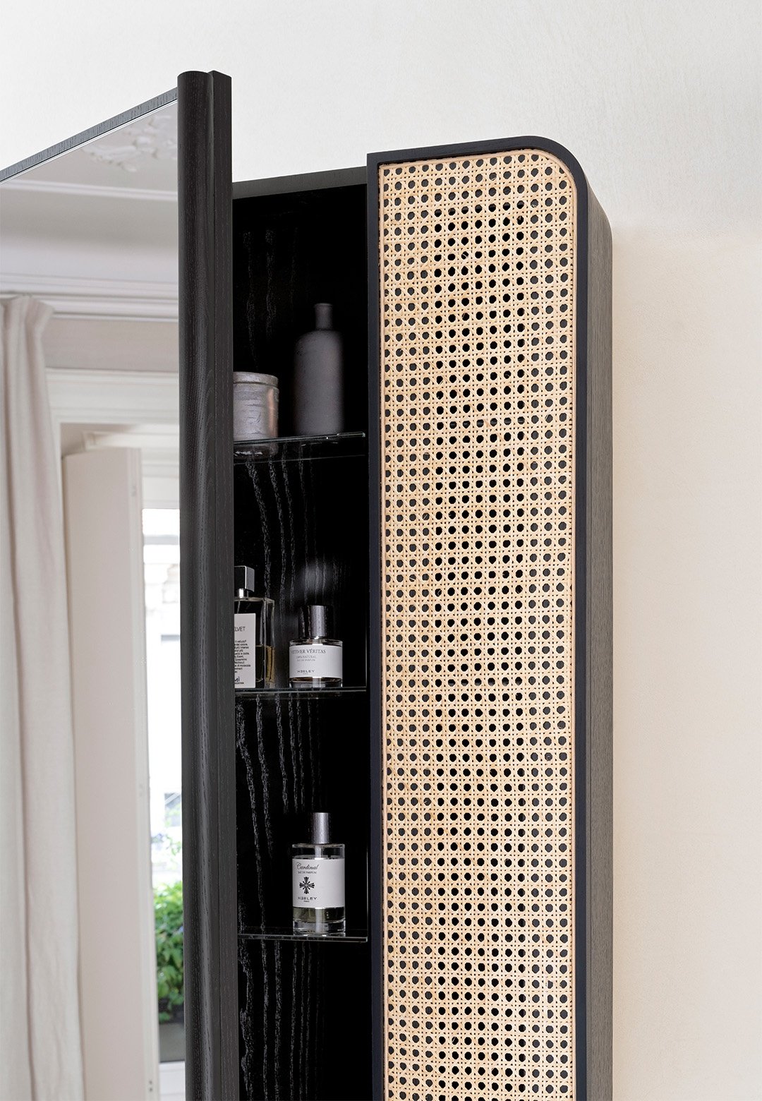 Cielo, Marcel Specchio contenitore 100x68 cm