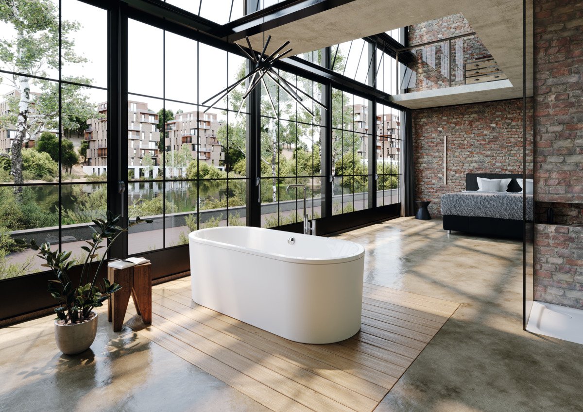 Kaldewei, Classic Duo Oval Bathtub 170x75 cm