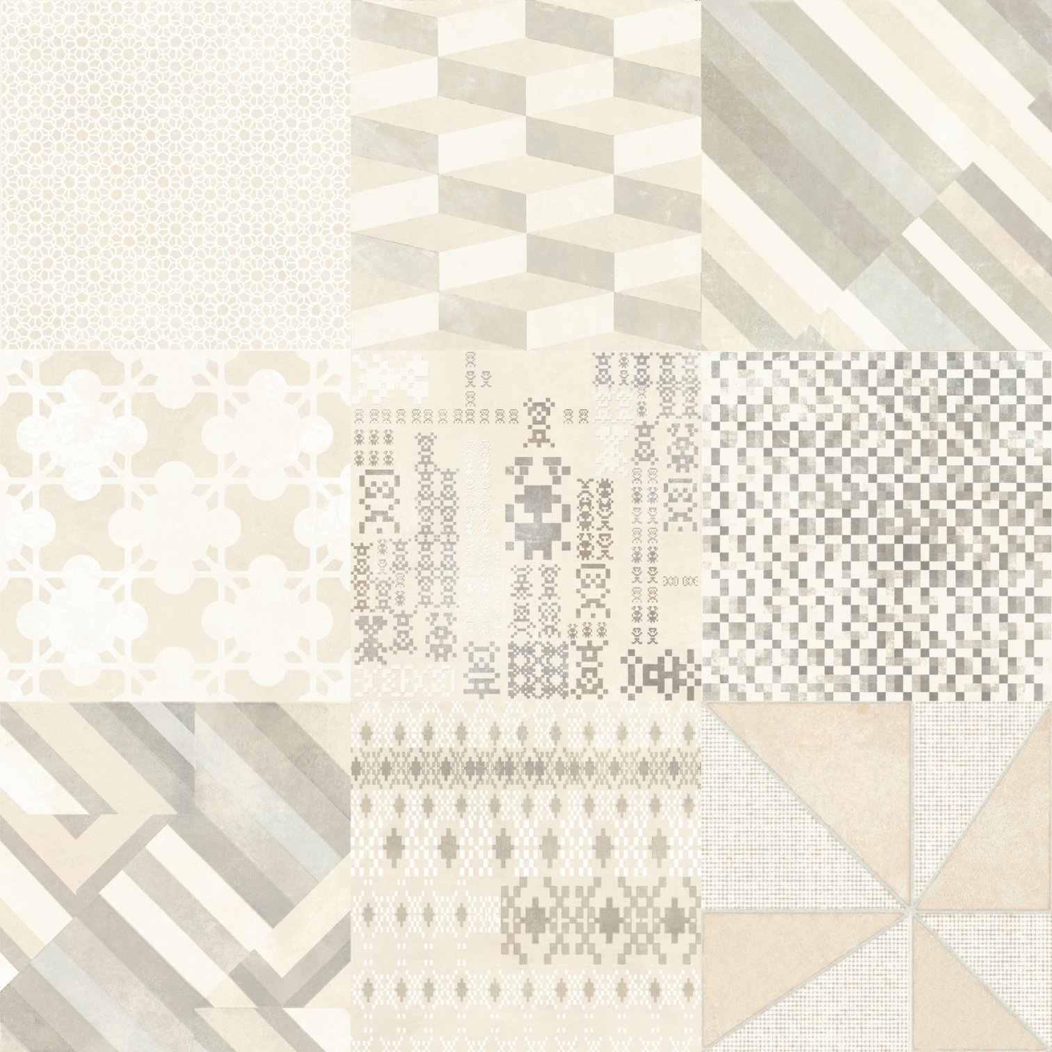 Mutina, Azulej Combination white 20x20 cm