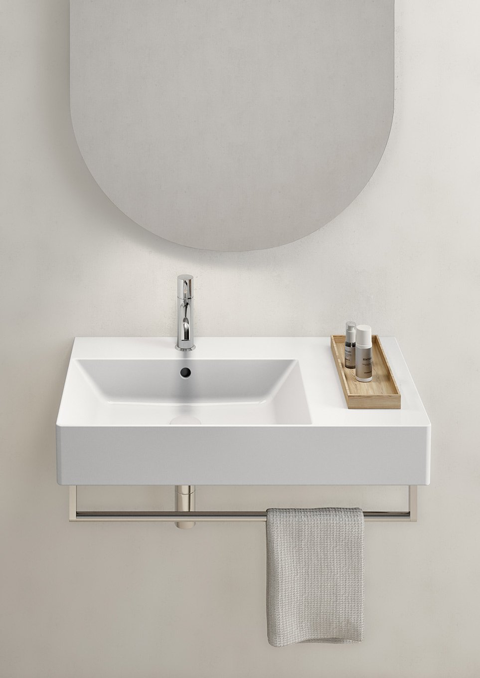 GSI, Kube X Lavabo 80x47 cm