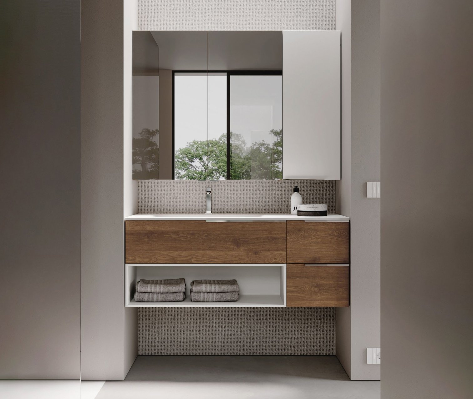 Idea, My Time Vanity unit 125x45,5 cm