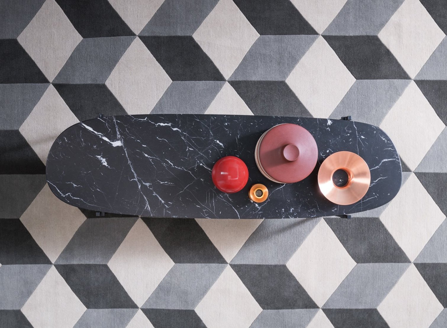Zanotta, Niobe 140x40 cm Coffee Table