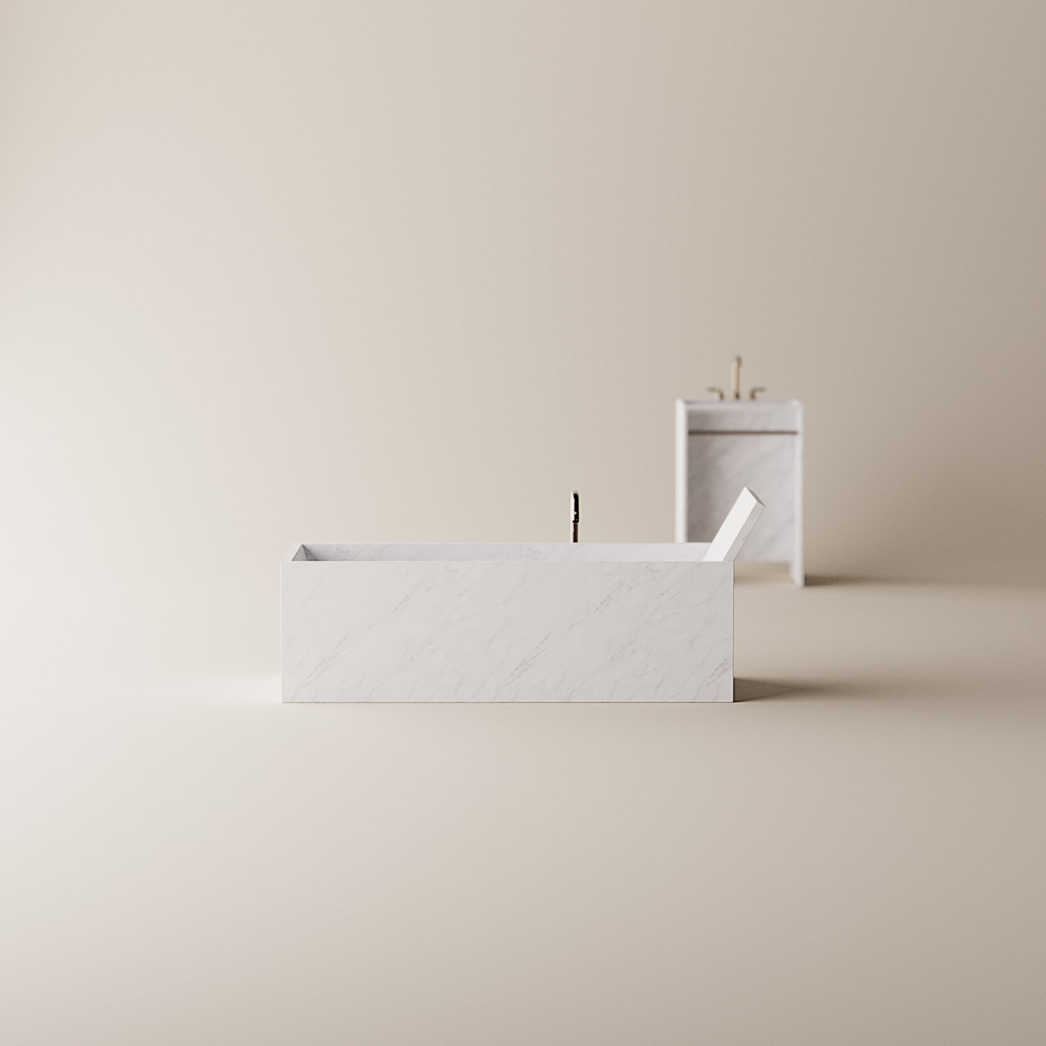 Agape, Face à Face Bathtub 173x73 cm