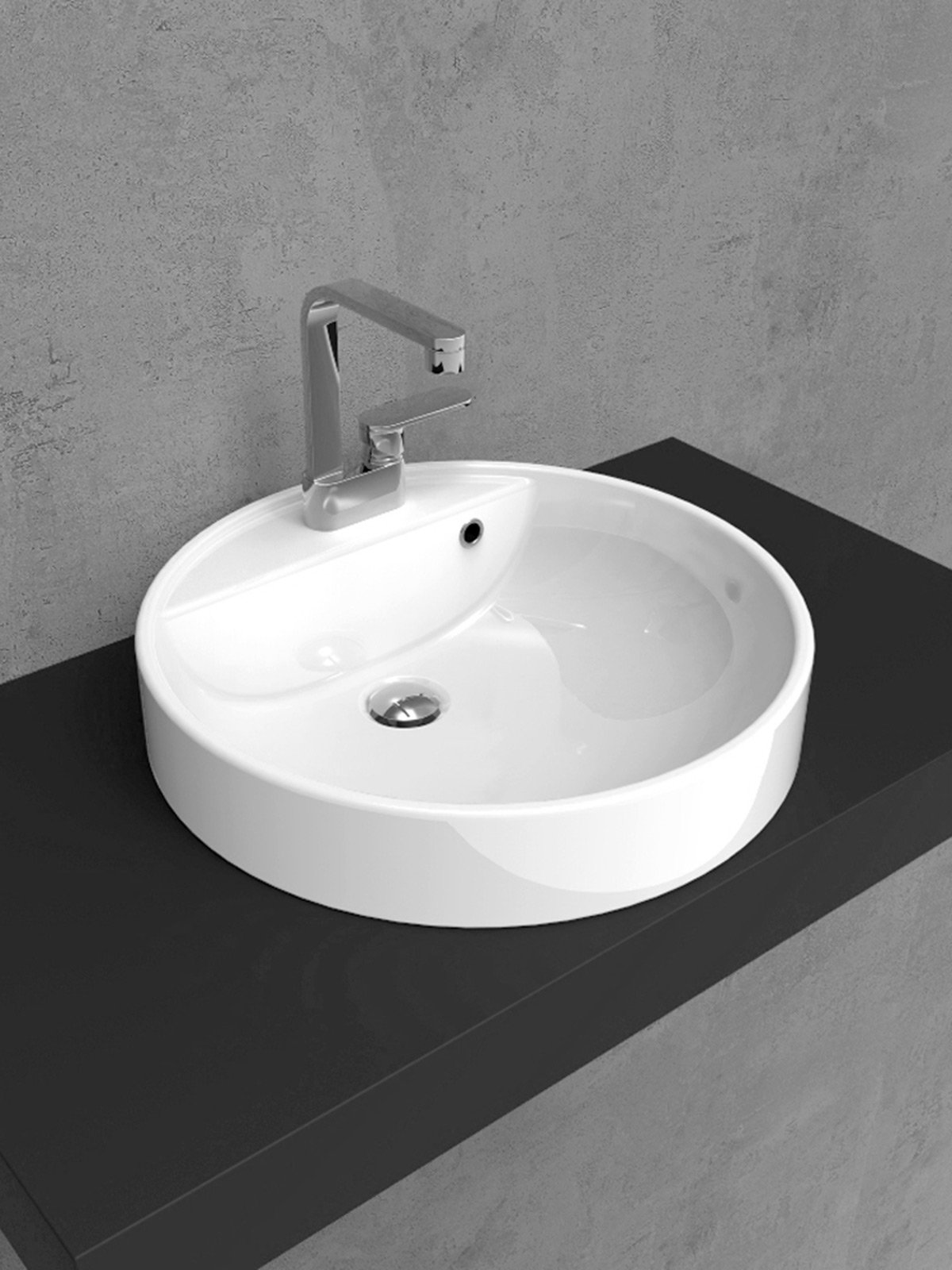 Flaminia, Twin Set Lavabo diametro 52,5 cm