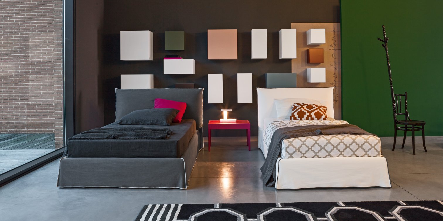 Flexteam, Lazy 015 Bed for mattress 120x200 cm