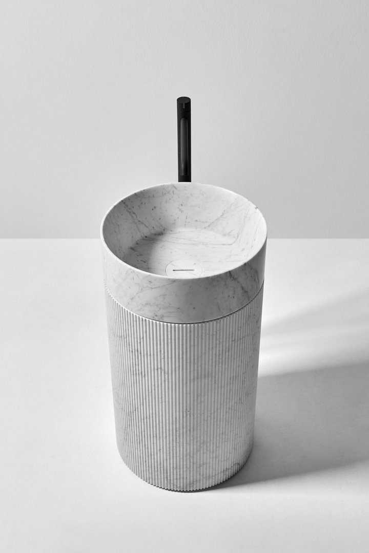 antoniolupi, Rigatino_Stone Washbasin diam. 45 cm