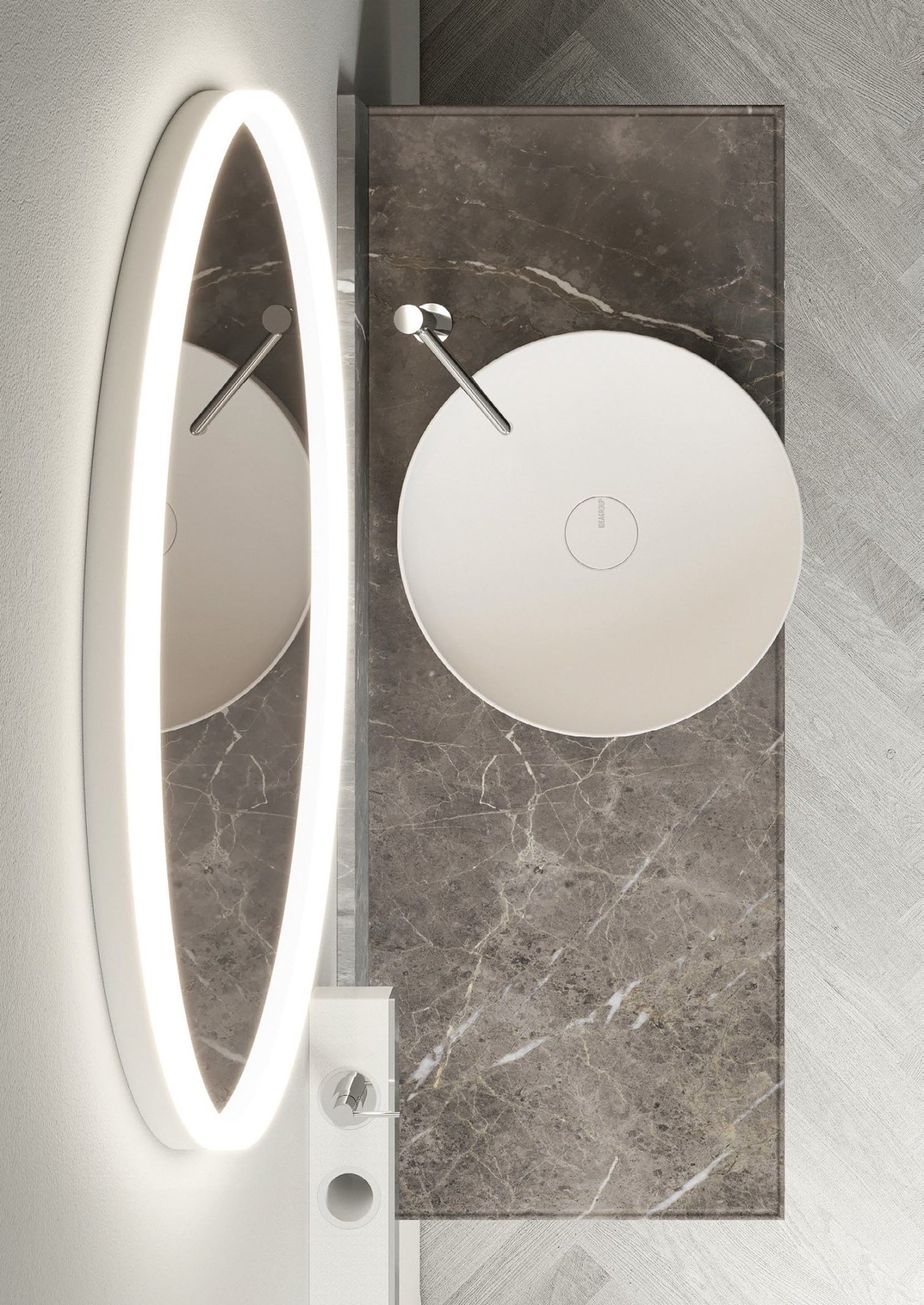 Aqua, Dolcevita Vanity unit 131x50 cm