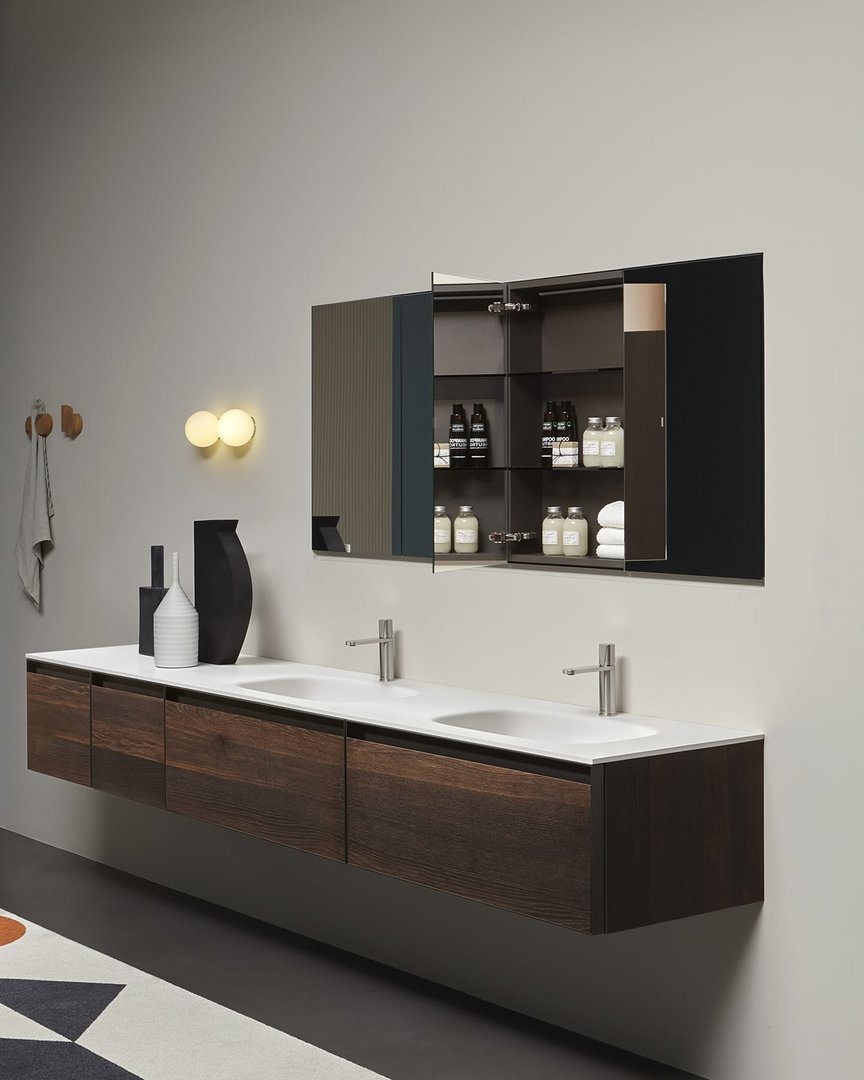 antoniolupi, Mantra Storage mirror 72x75 cm