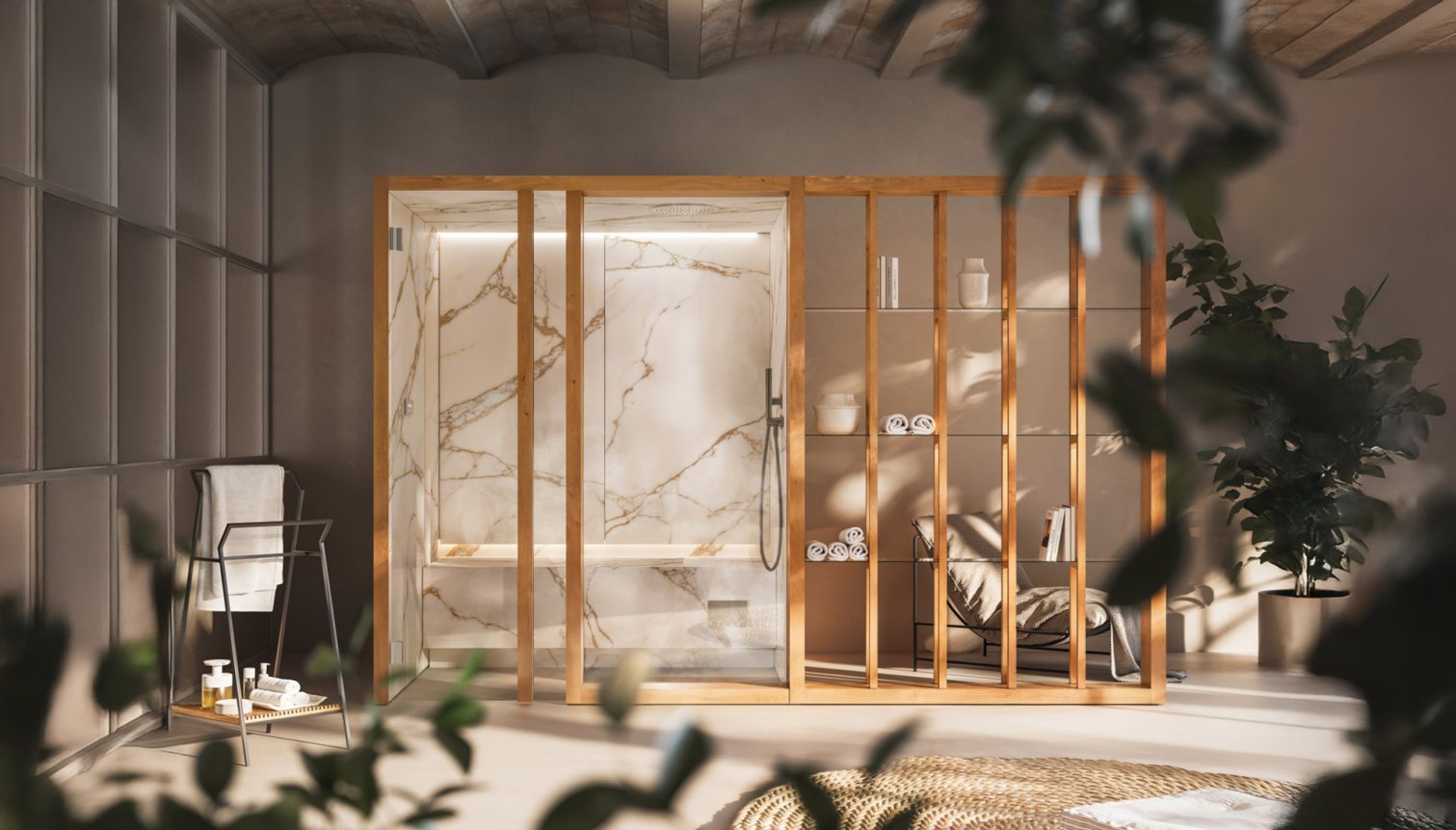 Effe, Yoku H  Shelf Bagno turco