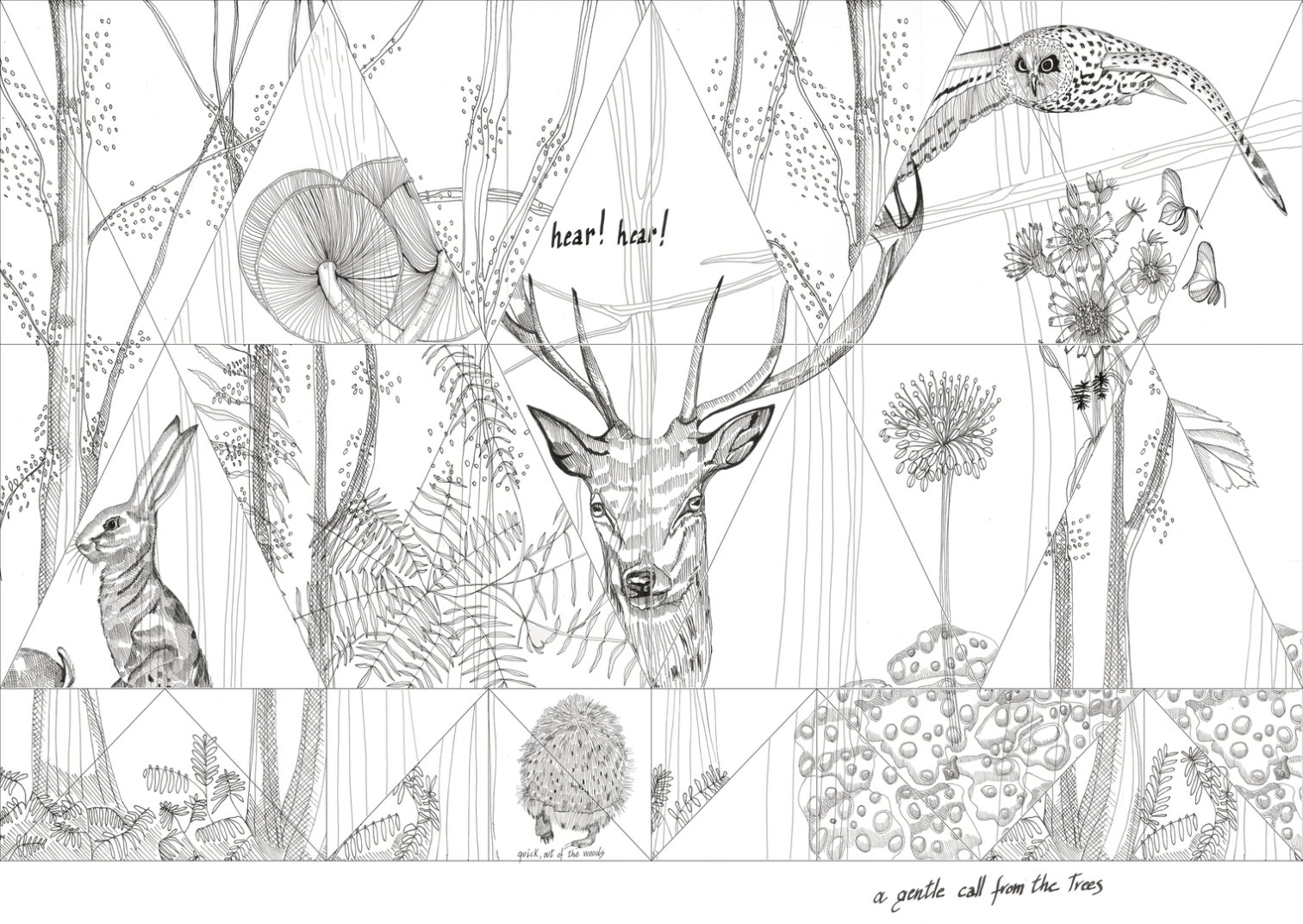 Wall&decò, Woodland Wallpaper