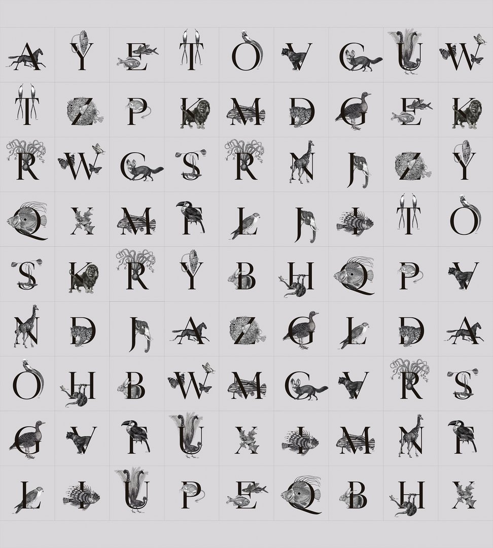 Wall&decò, Animal Codex Wallpaper