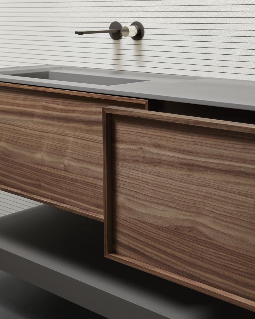 antoniolupi, Riquadro Vanity Unit 180x47 cm