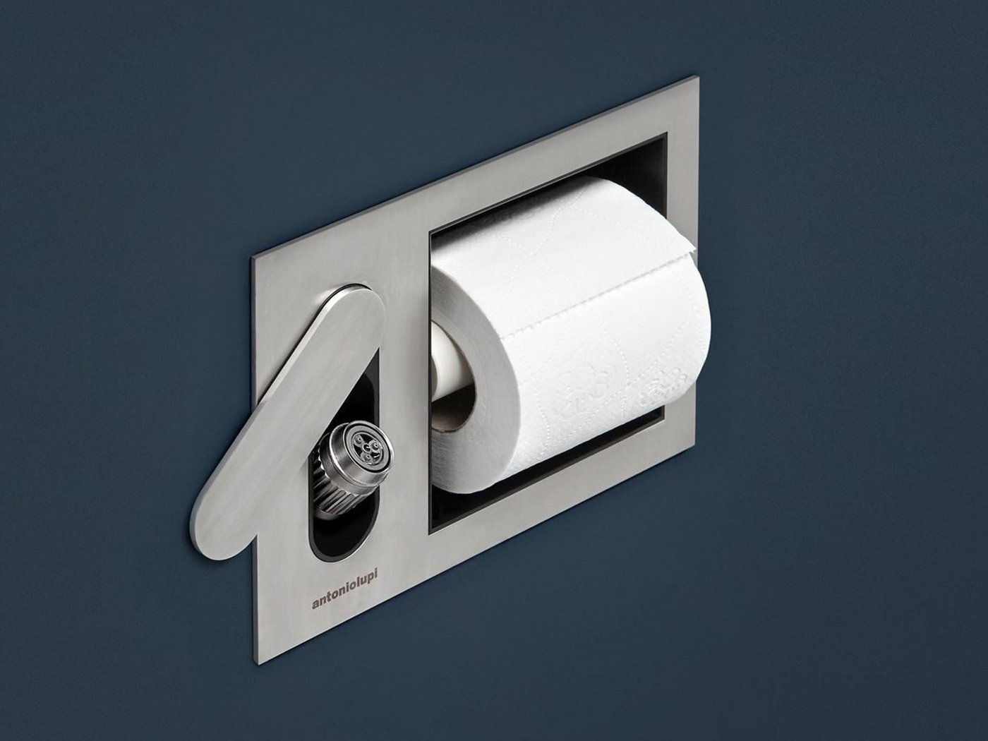 antoniolupi, Carteintenso Hygienic shower + paper roll holder