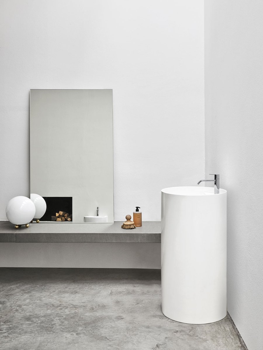 Nic Design, Ovvio Lavabo Scarico a pavimento diam.45 cm