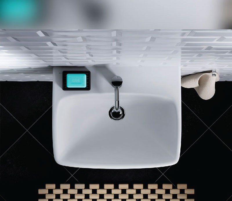 Geberit, Selnova Square Washbasin 60x46 cm