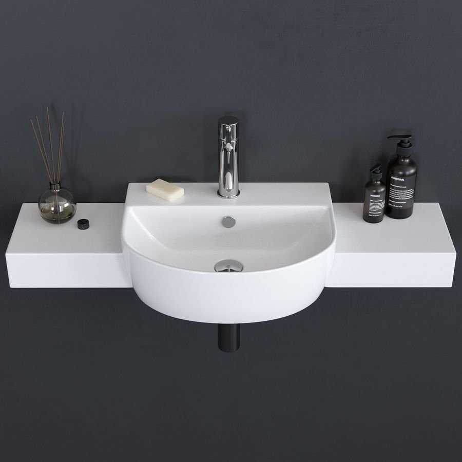 Galassia, M2 Lavabo semincasso 43x35 cm