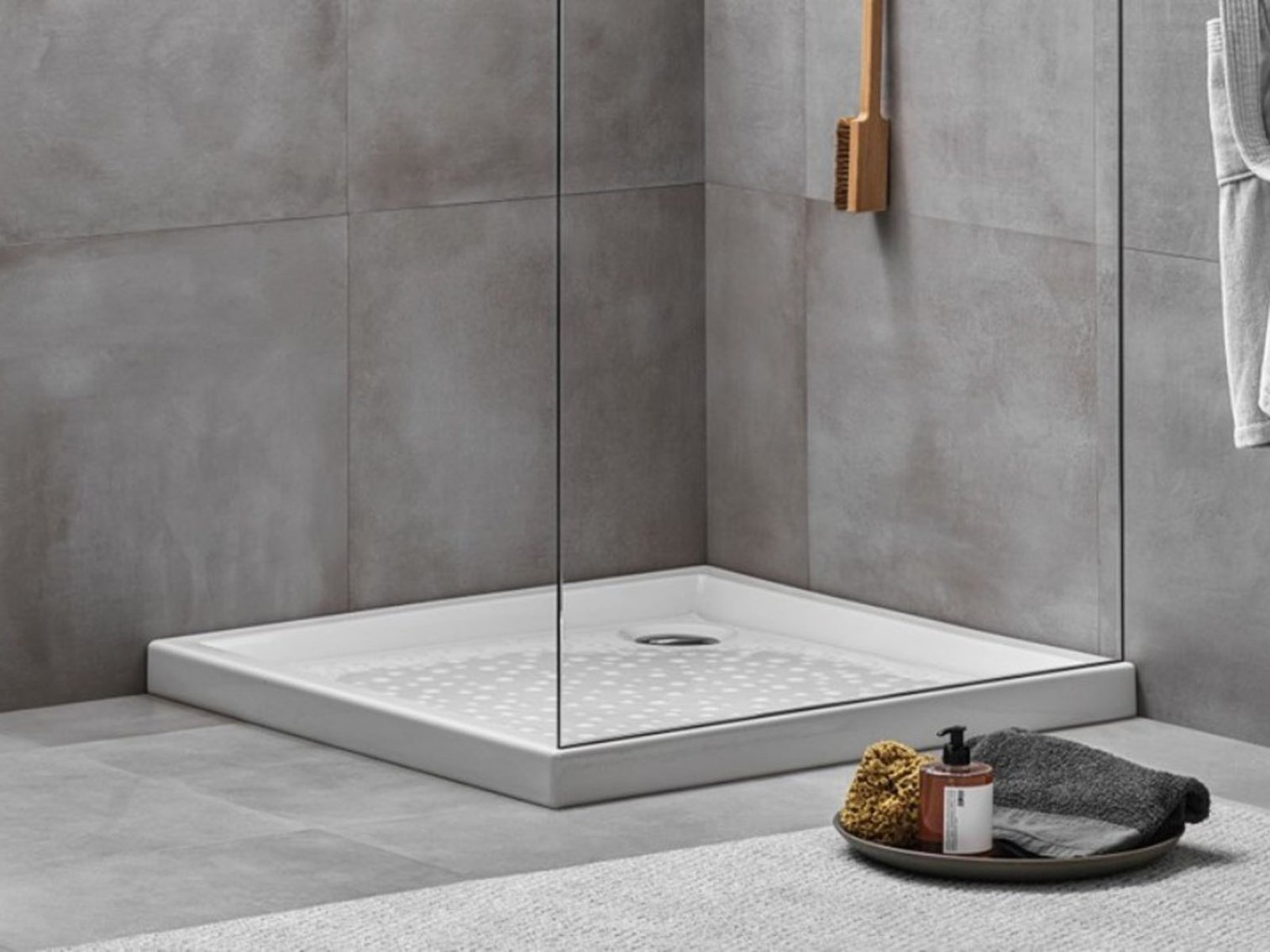Geberit, Bastia Piatto doccia 100x80 cm
