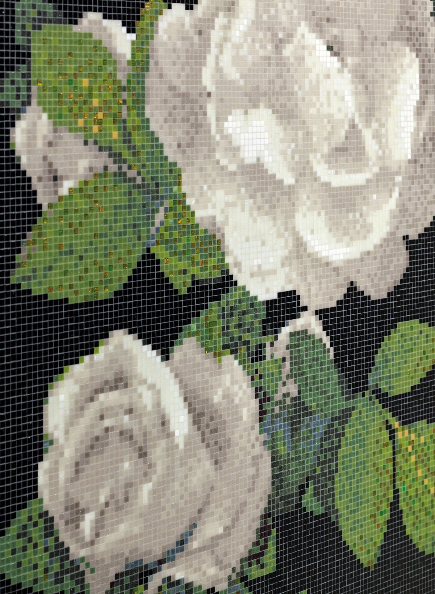 Bisazza, Springrose Grigio mosaico 32x32 cm
