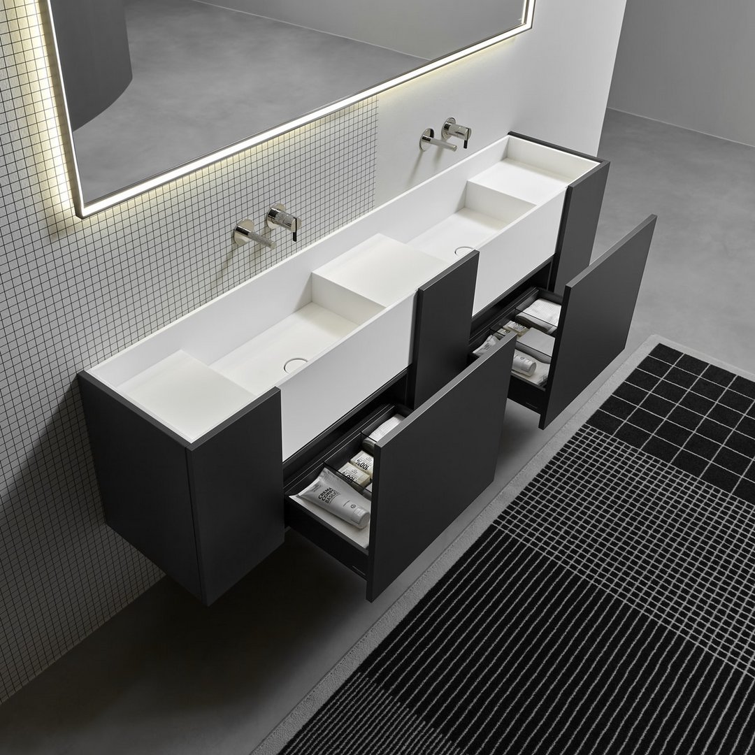 antoniolupi, Street Vanity unit 189x42 cm